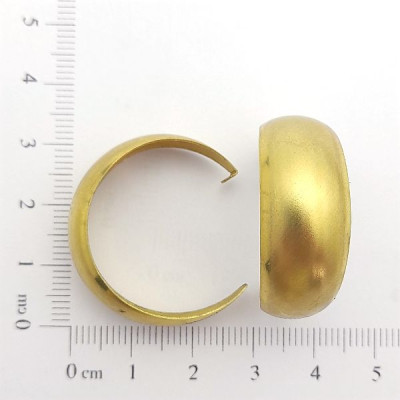 AC LATÃO ARGOLA G LARGA LISA