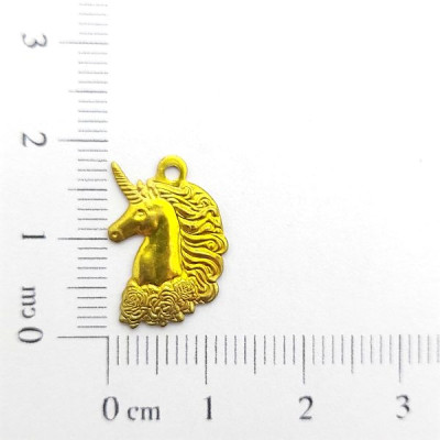 AC LATÃO CABEÇA UNICÓRNIO ESQUERDO 1 ARG