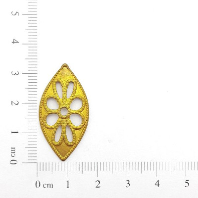 AC LATÃO NAVETE FLOR VZD S/ FURO