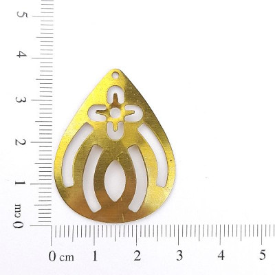 AC LATÃO GOTA G LISA ABL VZ PP14 1 FURO