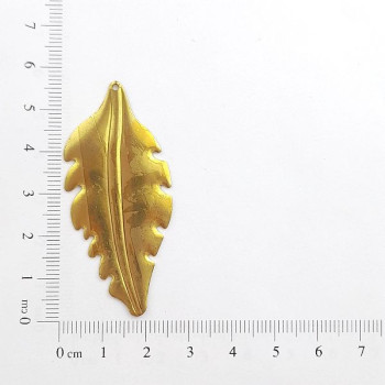 AC LATÃO FOLHA G LISO DIREITO 1 FURO