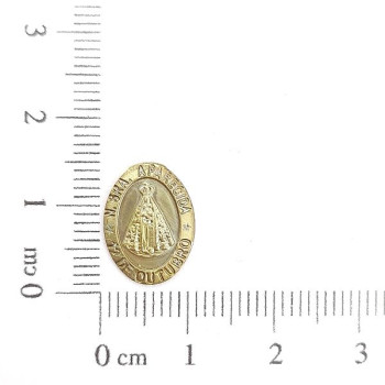 AC LATÃO OVAL P NSS SRA APARECIDA S/ ARG