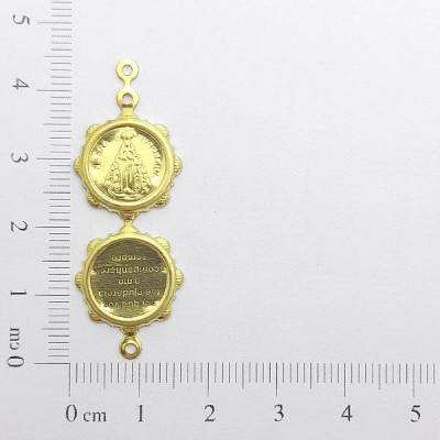 AC LATÃO REDONDO NSS SRA APARECIDA DUPLO