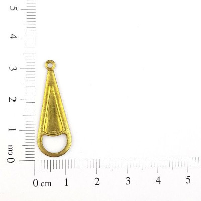 AC LATÃO GOTA M LISA CHEIA RESINA VZD BAIXO 1 ARG