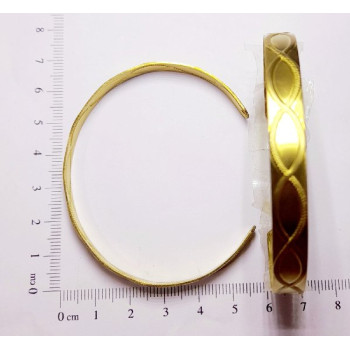 AC LATÃO BRACELETE INFINITO 2 FUROS
