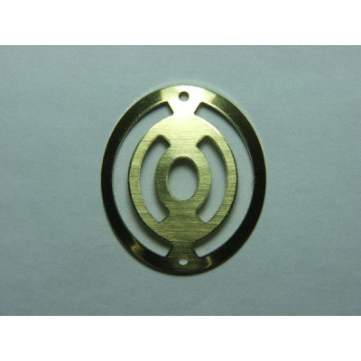 AC LATÃO REDONDO G LISO VZD LATERAIS 2 FUROS