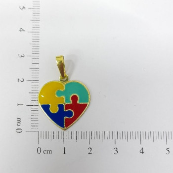 PING CORAÇÃO RESINADO AUTISMO CAM