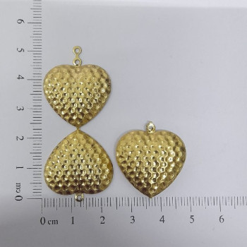 AC LATÃO CORAÇÃO 25MM DUPLO MARTELADOTXT 1 ARG