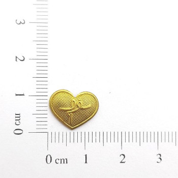 AC LATÃO CORAÇÃO P FÉ TXT S/ ARG