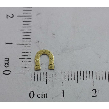 AC LATÃO FERRADURA P 7MM S/ FURO