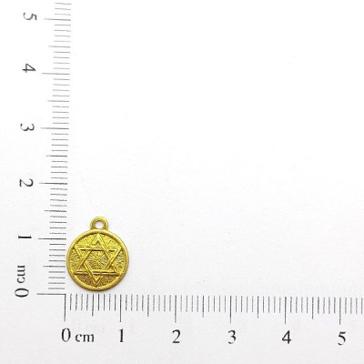 AC LATÃO REDONDO P ESTRELA DE DAVI 1 ARG