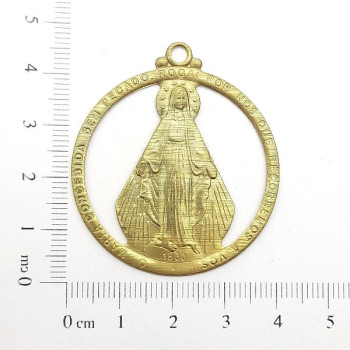 AC LATÃO MEDALHA GNSS SRA DAS GRAÇAS VZD 1 ARG