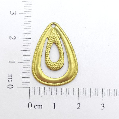 AC LATÃO GOTA M VZD MEIO TXT 1 FURO