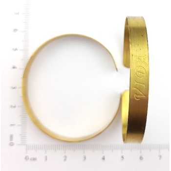 AC LATÃO BRACELETE VIDA S/ FURO