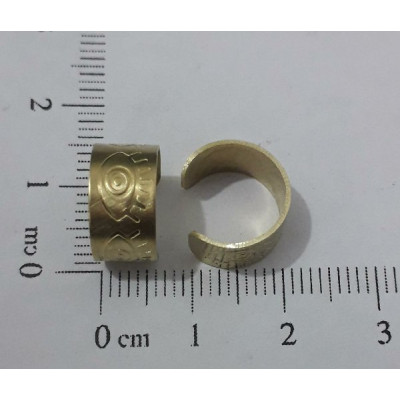 AC LATÃO PIERCING FAKE OLHO GREGO