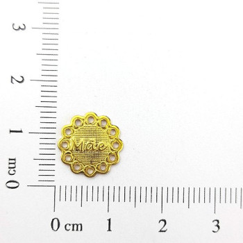 AC LATÃO REDONDO MÃE BORDA FUROS