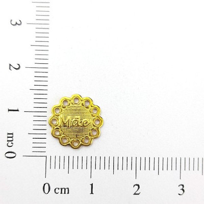 AC LATÃO REDONDO MÃE BORDA FUROS