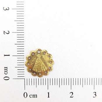 AC LATÃO REDONDO NSS SRA APARECIDA BORDA FUROS