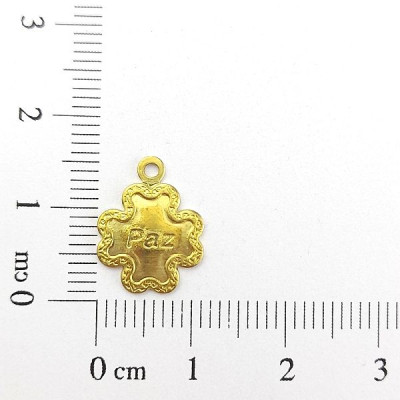 AC LATÃO TREVO PAZ 1 ARG