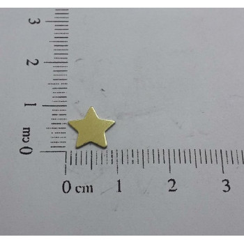 AC LATÃO ESTRELA 10MM CHEIA RETA S/ FURO