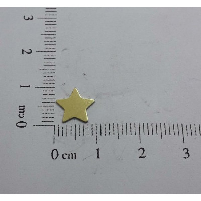 AC LATÃO ESTRELA 10MM CHEIA RETA S/ FURO