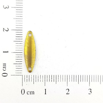 AC LATÃO NAVETE M FINA LISA ABL 2 FUROS