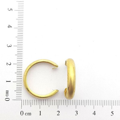 AC LATÃO ARGOLA RETA M TXT LISA