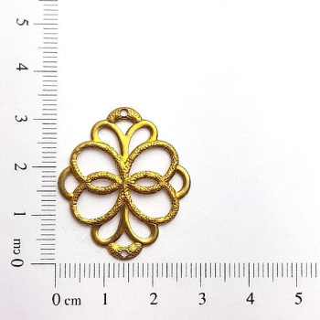 AC LATÃO FLOR M VZD 2 FUROS