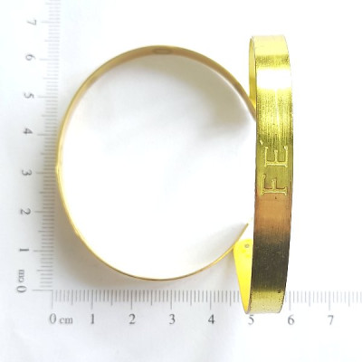 AC LATÃO BRACELETE FÉ S/ FURO