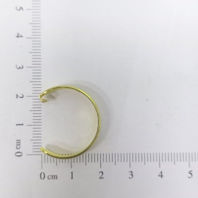 AC LATÃO ARGOLA M REDONDA MEIO TXT