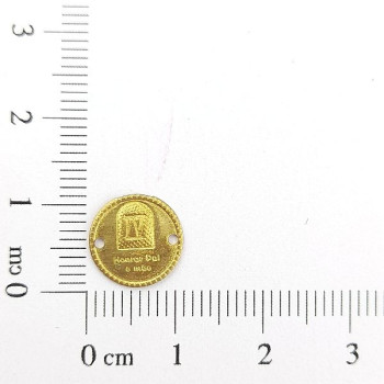 AC LATÃO MINI MANDAMENTO IV 2 FUROS