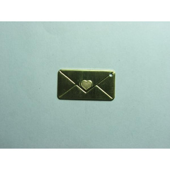 AC LATÃO CARTA 1 FURO