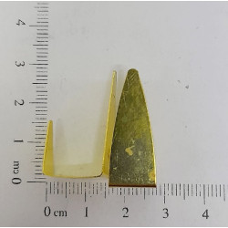 AC LATÃO  NAVETE M LISA S/ CABEÇA