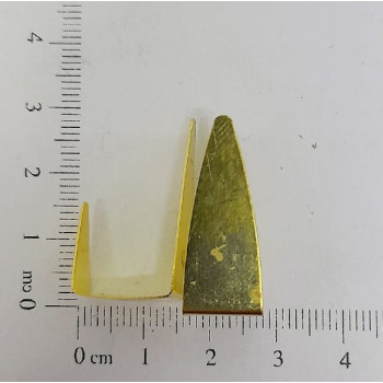 AC LATÃO  NAVETE M LISA S/ CABEÇA