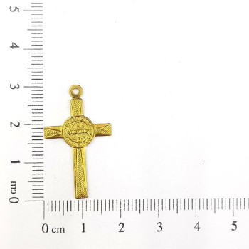 AC LATÃO CRUZ SÃO BENTO NO MEIO 1 ARG