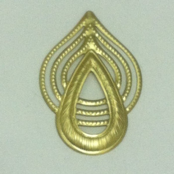 AC LATÃO GOTAS INTERCALADAS TXT S/ FURO