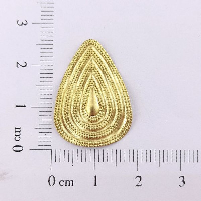 AC LATÃO GOTA M ONDULADA BOLINHAS E LISO S/ FURO