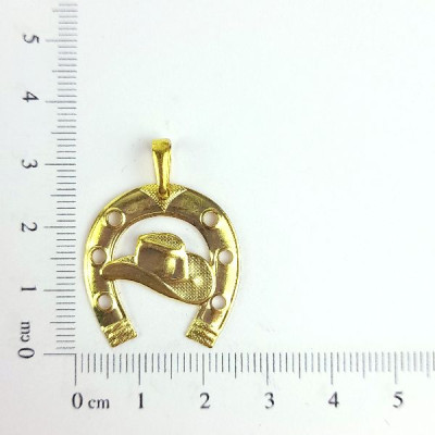 PIN FERRADURA CHAPEU CAM