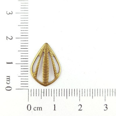 AC LATÃO GOTA RAIADA VZD S/ FURO