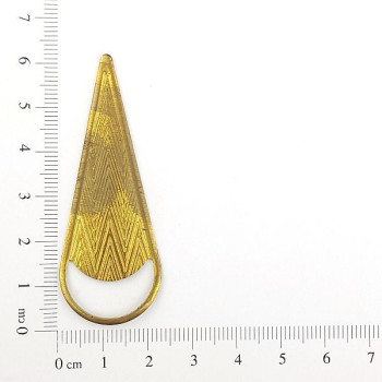 AC LATÃO GOTA G TXT ZIG ZAG VZD BAIXO BORDA S/ ARG