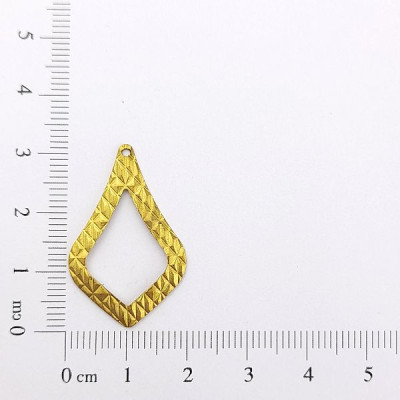 AC LATÃO GOTA M TXT ESCAMAS VZD 1 FURO