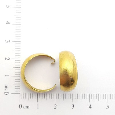 AC LATÃO ARGOLA M LARGA LISA