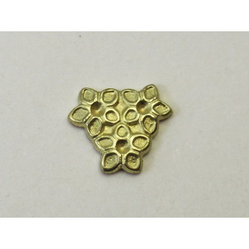 AC LATÃO TRIO DE FLORES MINI P/ RESINA S/ ARG