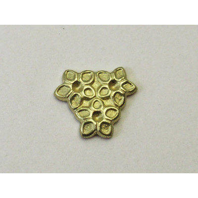 AC LATÃO TRIO DE FLORES MINI P/ RESINA S/ ARG