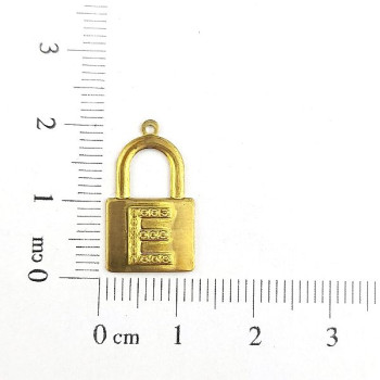 AC LATÃO CADEADO LETRA 