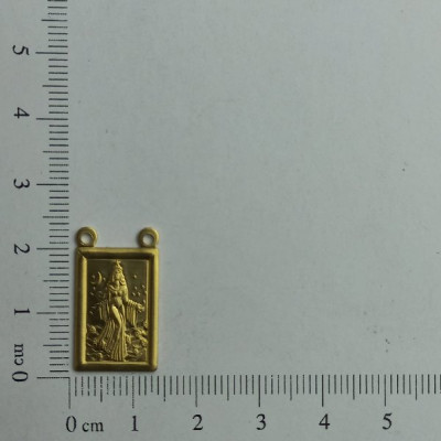 AC LATÃO ESCAPULARIO 12MM RAINHA DO MAR IEMANJA