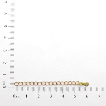 AC LATÃO EXTENSOR COM GOTA 5CM