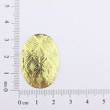 AC LATÃO OVAL G TXT FOLHA 1 FURO