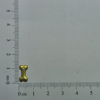 AC LATÃO OSSINHO G 11MM 1 FURO