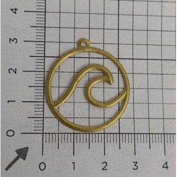 AC LATÃO REDONDO ONDA DO MAR VZD 1 ARG